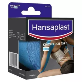 HANSAPLAST Sportovní kineziologická páska 5 cmx5 m modrá, 1 ks