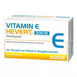 VITAMIN E HEVERT 200 I.E. měkkých kapslí, 100 ks