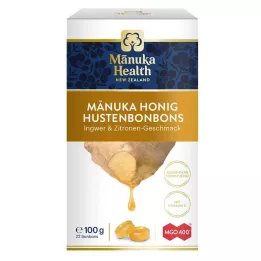 MANUKA HEALTH MGO 400+ Zázvorovo-citronové pastilky, 100 g