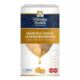 MANUKA HEALTH MGO 400+ Zázvorovo-citronové pastilky, 100 g