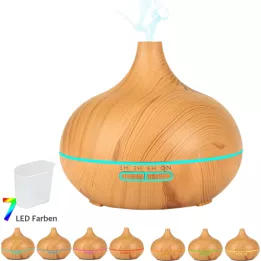 AROMA DIFFUSER Dřevěná konstrukce s LED, 1 ks