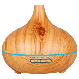 Aroma difuzér dřevěného vzhledu s LED, 1 kus