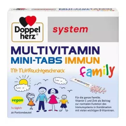 DOPPELHERZ Rodinný systém Multivitamin Mini-Tabs, 20 ks