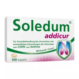 SOLEDUM addicur 200 mg entericky potahované měkké tobolky, 100 ks