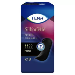 TENA SILHOUETTE Vložky mini noir, 18 ks