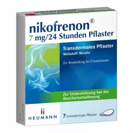 NIKOFRENON Transdermální náplast 7 mg/24 hodin, 7 ks