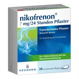 NIKOFRENON Transdermální náplast 7 mg/24 hodin, 28 ks