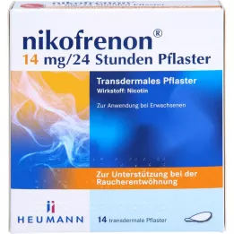 NIKOFRENON Transdermální náplast 14 mg/24 hodin, 14 ks