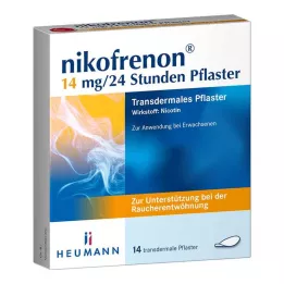 NIKOFRENON Transdermální náplast 14 mg/24 hodin, 14 ks
