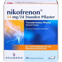 NIKOFRENON Transdermální náplast 14 mg/24 hodin, 28 ks