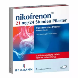 NIKOFRENON Transdermální náplast 21 mg/24 hodin, 7 ks