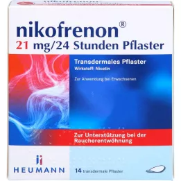 NIKOFRENON Transdermální náplast 21 mg/24 hodin, 14 ks