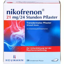 NIKOFRENON Transdermální náplast 21 mg/24 hodin, 28 ks