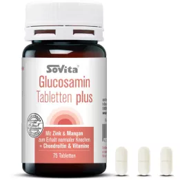 SOVITA Glukosaminové tablety plus, 75 ks