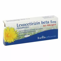 LEVOCETIRIZIN beta 5 mg potahované tablety, 20 ks
