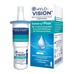 HYLO-VISION Oční kapky SafeDrop Plus, 10 ml