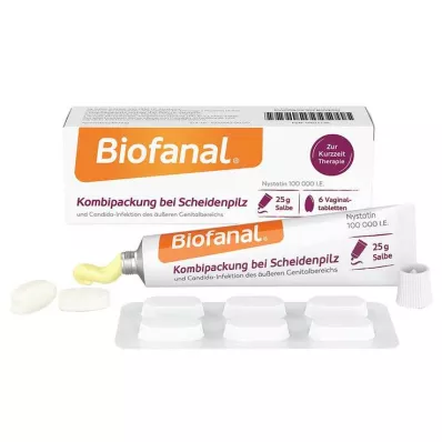 Kombinované balení Biofanal® na vaginální aftu, 1 ks