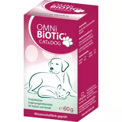 OMNI BiOTiC Cat &amp; Prášek pro psy, 60 g