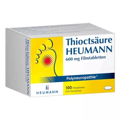 THIOCTSÄURE HEUMANN 600 mg potahované tablety, 100 ks