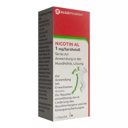 NICOTIN AL 1 mg/sprej ve spreji pro aplikaci do dutiny ústní, 1 ks