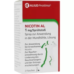 NICOTIN AL 1 mg/sprej ve spreji pro aplikaci do dutiny ústní, 2 ks