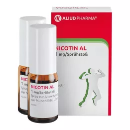NICOTIN AL 1 mg/sprej ve spreji pro aplikaci do dutiny ústní, 2 ks