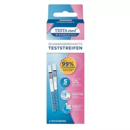 TESTAMED Testovací proužky pro časné těhotenství, 1 ks