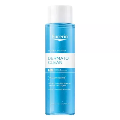 EUCERIN DermatoCLEAN Hyal.Miz.Cleansing Fluid 3v1, 400 ml