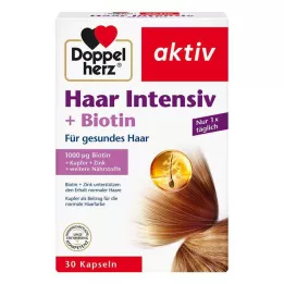 DOPPELHERZ Hair Intensive+Biotin Capsules, 30 kapslí