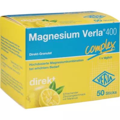 MAGNESIUM VERLA 400 přímých granulí, 50 ks