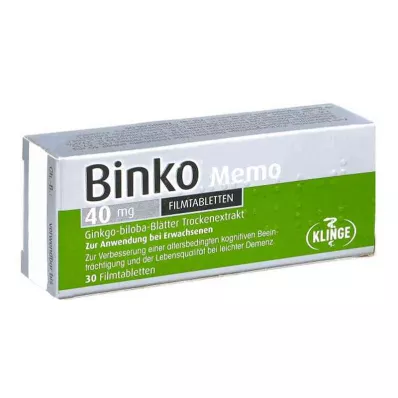 Binko Memo 40 mg potahované tablety (30 kusů)