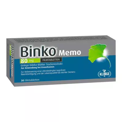 Binko Memo 80 Mg potahované tablety (30 kusů)