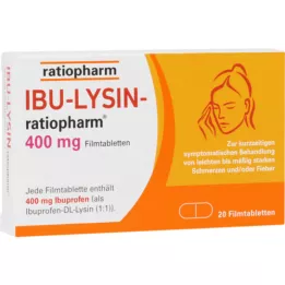IBU-LYSIN-ratiopharm 400 mg potahované tablety, 20 ks