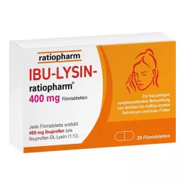 IBU-LYSIN-ratiopharm 400 mg potahované tablety, 20 ks