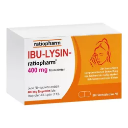 IBU-LYSIN-ratiopharm 400 mg potahované tablety, 50 ks