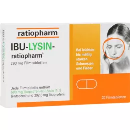 IBU-LYSIN-ratiopharm 293 mg potahované tablety, 20 ks