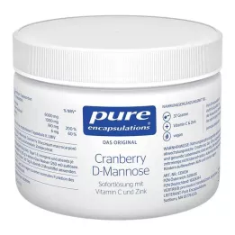 PURE ENCAPSULATIONS Brusinková D-manóza v prášku, 37 g