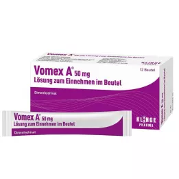 VOMEX 50 mg perorální roztok v sáčku, 12 ks
