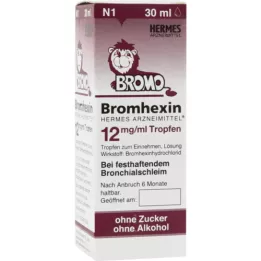 BROMHEXIN Hermes Arzneimittel 12 mg/ml kapky, 30 ml