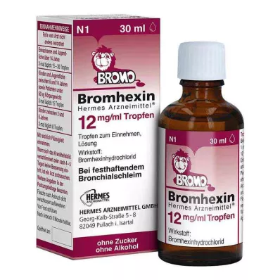 Bromhexin HERMES Medicines® 12 mg/ml kapky, 30 ml
