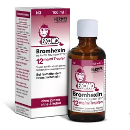 BROMHEXIN Hermes Arzneimittel 12 mg/ml kapky, 100 ml