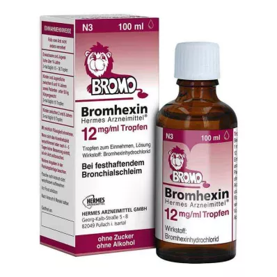 Bromhexin HERMES Medicines® 12 mg/ml kapky, 100 ml