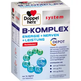 DOPPELHERZ Tablety systému B-komplex, 120 ks