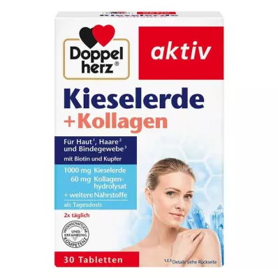 DOPPELHERZ Silica+kolagen tablety, 30 ks