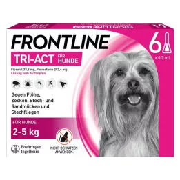 FRONTLINE Tri-Act kapací roztok pro psy 2-5 kg, 6 ks