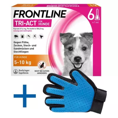 FRONTLINE Tri-Act kapací roztok pro psy 5-10 kg, 6 ks