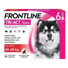 FRONTLINE Tri-Act kapací roztok pro psy 40-60 kg, 6 ks