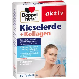 DOPPELHERZ Silica+kolagen tablety, 60 ks