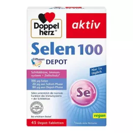 DOPPELHERZ Selen 100 dvoufázových depotních tablet, 45 ks