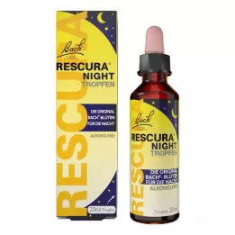 BACHBLÜTEN Original Rescura Noční kapky bez alkoholu, 20 ml